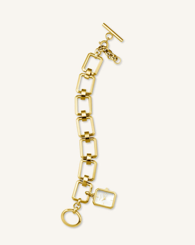 Octagon Chain Gold | Rosefield Official