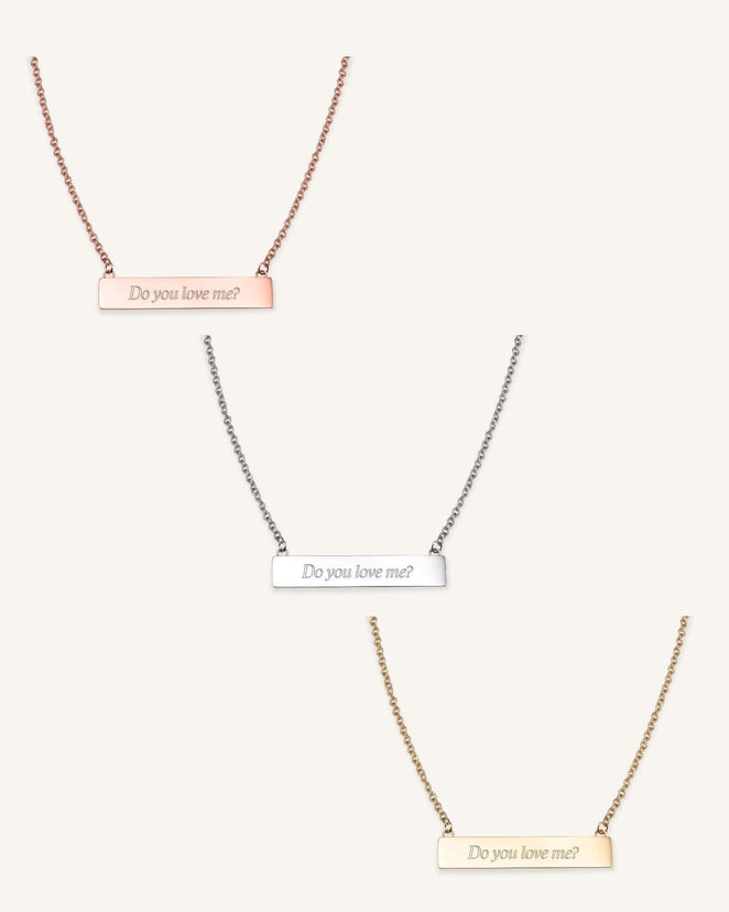 personalized jewelry necklace The Rosey Rosefield, leftcolumn